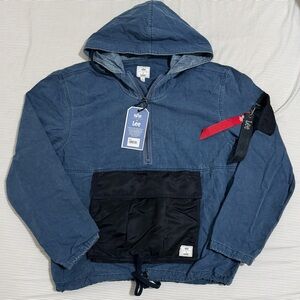 Alpha Industries X Lee Pullover Anorak Jacket - Men's Small (23.25 inch PtP) NWT